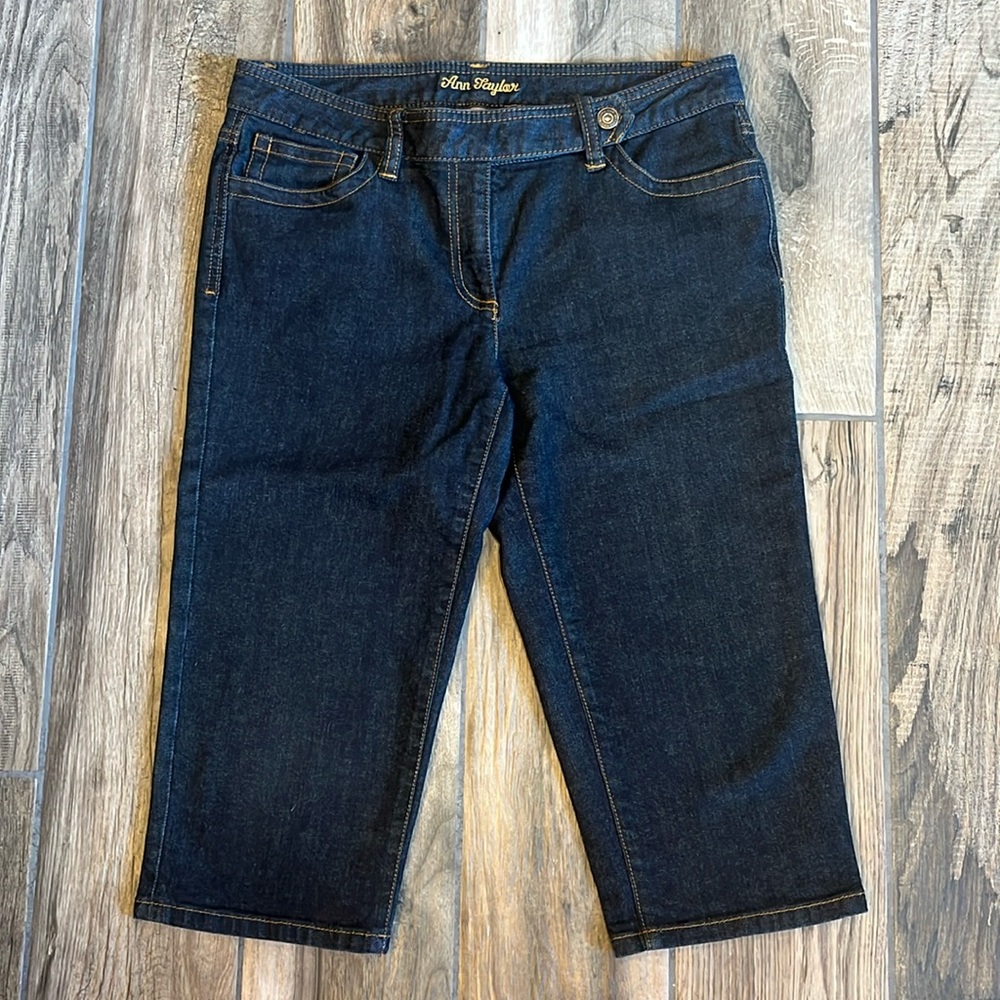 💙 Ann Taylor Denim Bermuda Shorts